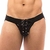 Cueca Jockstrap Fechada c/ Ilhós (Saqueira) Preta - masculino