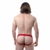 Cueca Jockstrap Vermelha- Fio dental Faixa simples em CIRRE