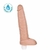 Pênis realistico GIGANTE com Vibrador 27 x 5,6 cm - cor Bege