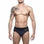 Cueca Jockstrap preta premium com abertura traseira