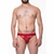 Cueca Jockstrap vermelha com abertura lateral