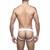 Cueca Jockstrap branca com abertura lateral