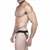 Cueca Jockstrap preta com faixa dupla fina