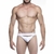 Cueca Jockstrap com abertura frontal branca