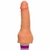 Pênis macio e flexível com massageador e vibrador 14,5 x 3,5 cm na cor bege