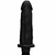 Pênis Realista com vibrador - 20 x 5 cm na cor preto