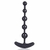 Anal Beads Plug Anal 18cm na cor preto