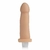 Pênis Realístico em Cyber Skin - R2 com Vibrador multivelocidade na cor bege - 17x4cm