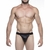 Cueca de Argola Dupla Preta Jockstrap