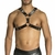 Arreio Masculino em Formato X em couro sintético preto - Harness - comprar online
