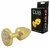 Plug Anal em ABS Dourado com Pedra Cravejada em Strass Dourada - Plug LESS HARD