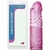 Capa massageadora e lisa - 13cm - cor rosa