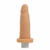 Pênis em CyberSkin com vibrador na cor bege, 14,5x4 cm