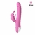 Vibrador Rotativo em Silicone Rosa com Dupla Estimulação Ponto G e Clitóris Com 7 Modos de Vibração Recarregável