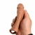 Capa Peniana com Anel Testicular em CyberSkin - Aumente seu Pênis em 3 cm