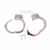 Algema em Metal HANDS CUFFS para brincadeira e fantasias