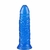 Pênis em Jelly Super Macio e Flexível Azul 13,5 x 3,5 CM