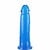 Pênis em Jelly Super Macio e Flexível Azul 15 x 3,5 CM