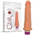 Pênis macio e flexível CZAR '10' - 18,5 x 4,5 cm vibrador multivelocidade na cor Bege