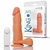 Pênis macio e flexível King '8' - 20 x 4,5 cm vibrador multivelocidade na cor Bege