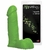 Pênis macio e flexível com Escroto Aroma Kiwi - 16,5 x 4 cm na cor verde - comprar online