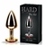 Plug anal em metal com pedra joia anal Dourado - HARD - comprar online