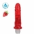 Pênis macio e flexível com Vibrador 17 X 4 cm com Aroma de Morango