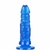 Pênis Realista com ventosa 18 x 4 cm cor Azul - comprar online