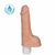 Pênis macio e flexível com Vibrador 16,5 x 3,5 cm cor Bege