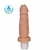 Pênis macio e flexível com Vibrador 18 x 4 cm cor Bege