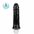 Pênis macio e flexível com Vibrador 19,5 x 4 cm cor Preto