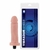 Pênis em cyberskin com Vibrador cor Bege 18 x 4 cm