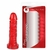 Pênis macio e flexível com Vertebra 17,5 x 3,8 cm cor Vermelha - comprar online