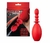 Ducha intima em Silicone Vermelho Com Haste De 13Cm Plug