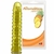 Pênis aromatizado Abacaxi Cyclic - 23 x 3,5cm na cor amarela translúcida - em gel - comprar online