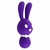 Vibrador Recarregável Formato Coelho com 10 Modos de Vibração - APHRODISIA DORCEL TRIPLE MOTORS LOVELY BUNNY