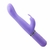 Vibrador Ponto G em Puro Silicone com Estimulador de Clitóris no formato de Coelho - Duplo Motor - Lilás