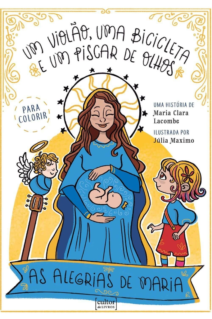 Alegrias de Maria, As - livro infantil para colorir_imagem