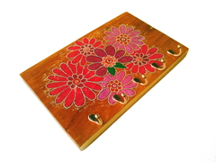 Porta Chaves mandala decorativo floral 5 ganchos Mama Gipsy - comprar online
