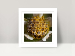 Quadro decorativo com versículo da Bíblia 1 Coríntios 2:9 20 cm x 20 cm SOB ENCOMENDA - comprar online