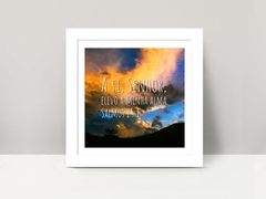 Quadro decorativo com versículo da Bíblia Salmos 25:1 20 cm x 20 cm SOB ENCOMENDA - comprar online