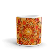 CANECA COM MANDALA MAMA GIPSY. - comprar online