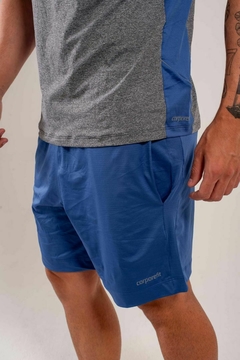 SHORT MASCULINO COM BOLSO AZUL BIC