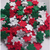 FLOR PRENSADA 2 CM DE NATAL C/ 100 PÇS - comprar online