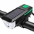 Farol Bike Buzina Led T6 Bateria Recarregável USB e Solar Verde