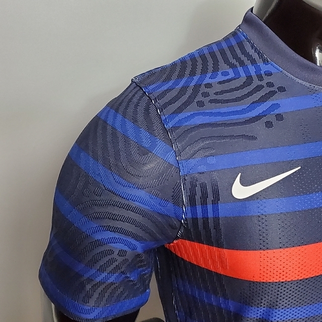 Camisa França Home 20/21 Jogador Nike Masculina - Azul