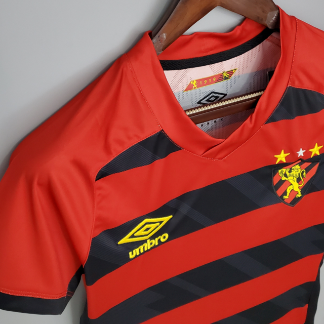 CAMISA SPORT RECIFE I 22/23 TORCEDOR-UMBRO-MASCULINA -VERMELHO/PRETO