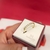Meia Aliança Lily folheado em ouro 18k - comprar online