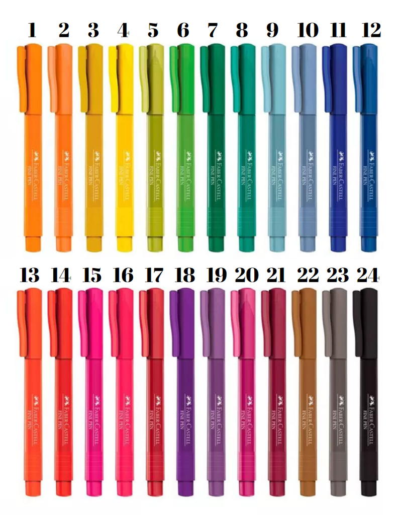 Caneta Fine Pen - Colors - Faber Castel