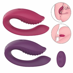 Vibrador de casal com controle remoto